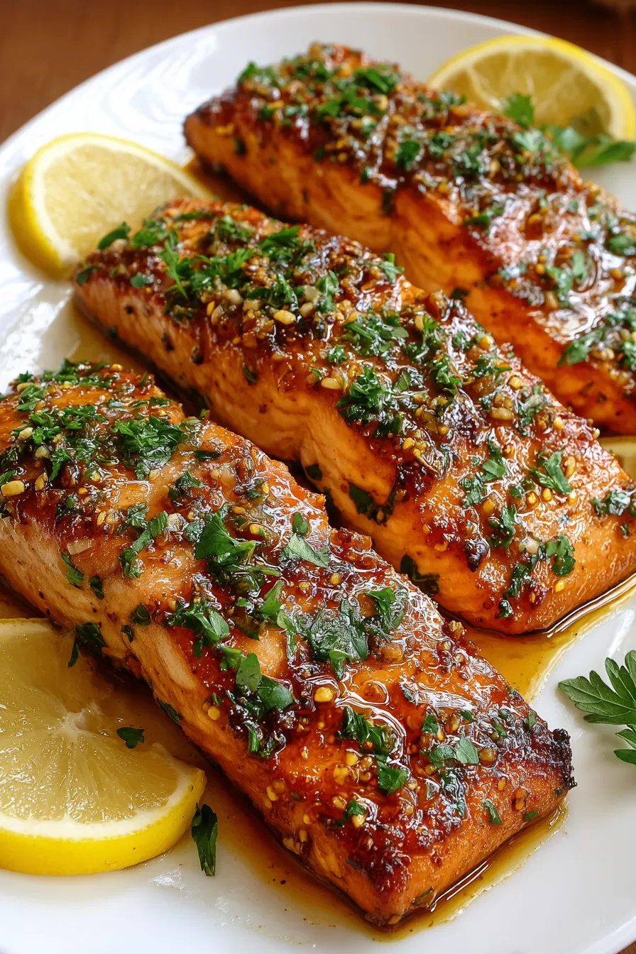 Honey Garlic Baked Salmon – Julian Recipes