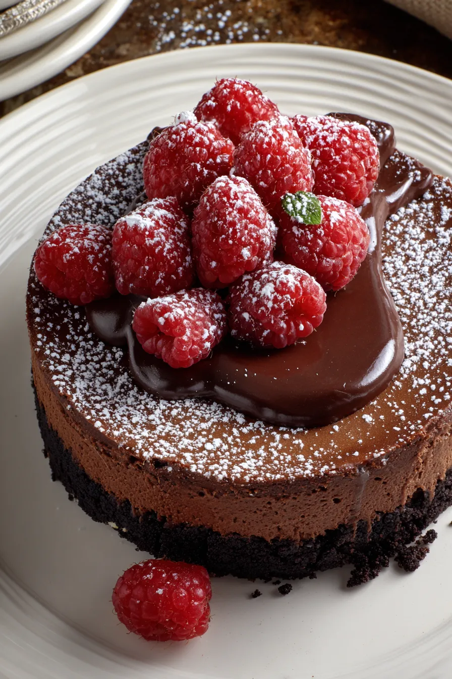 Dark Chocolate Raspberry Cheesecake – Julian Recipes