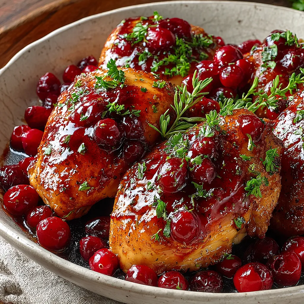 Crockpot Cranberry Glazed Chicken Julian Recipes